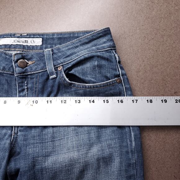 Joe's Jeans Wmns 28 Harvy Wash Distressed Honey Bootcut Designer Western Cowgirl - Picture 5 of 13